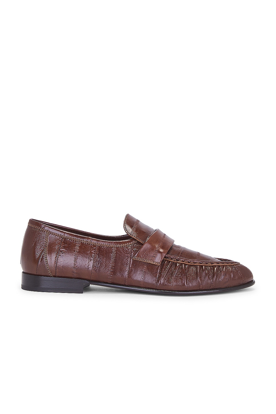Image 1 of The Row Soft Loafer in Light Brown