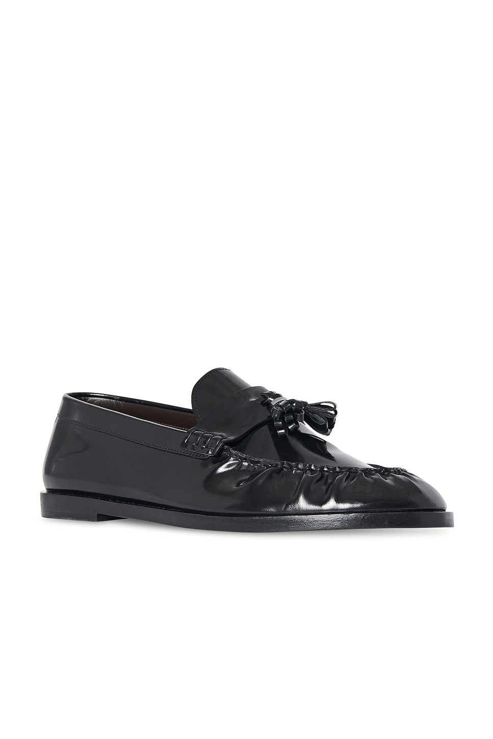 The Row Tassel-embellished Loafers In Black