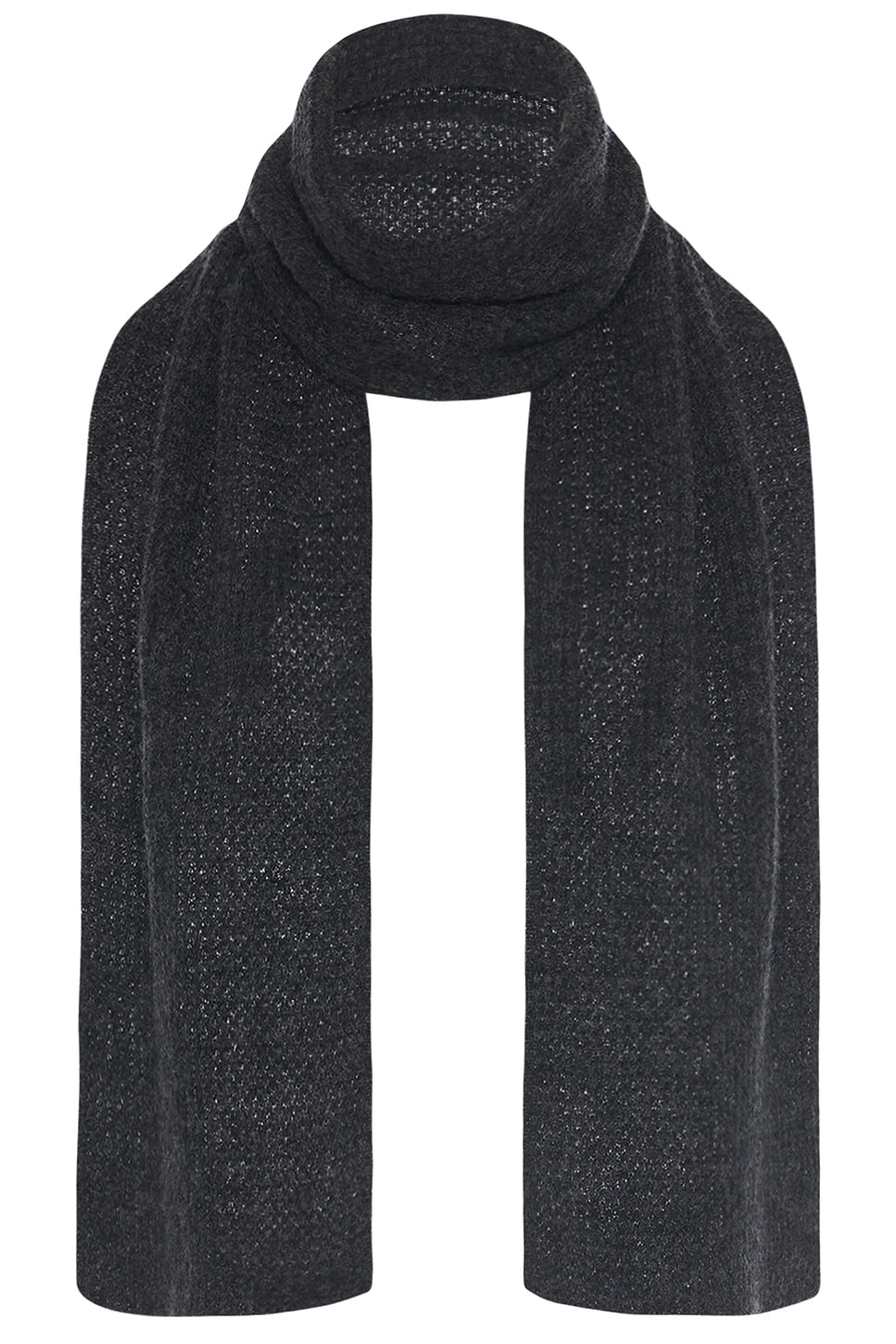 The Row Walt Scarf In Charcoal