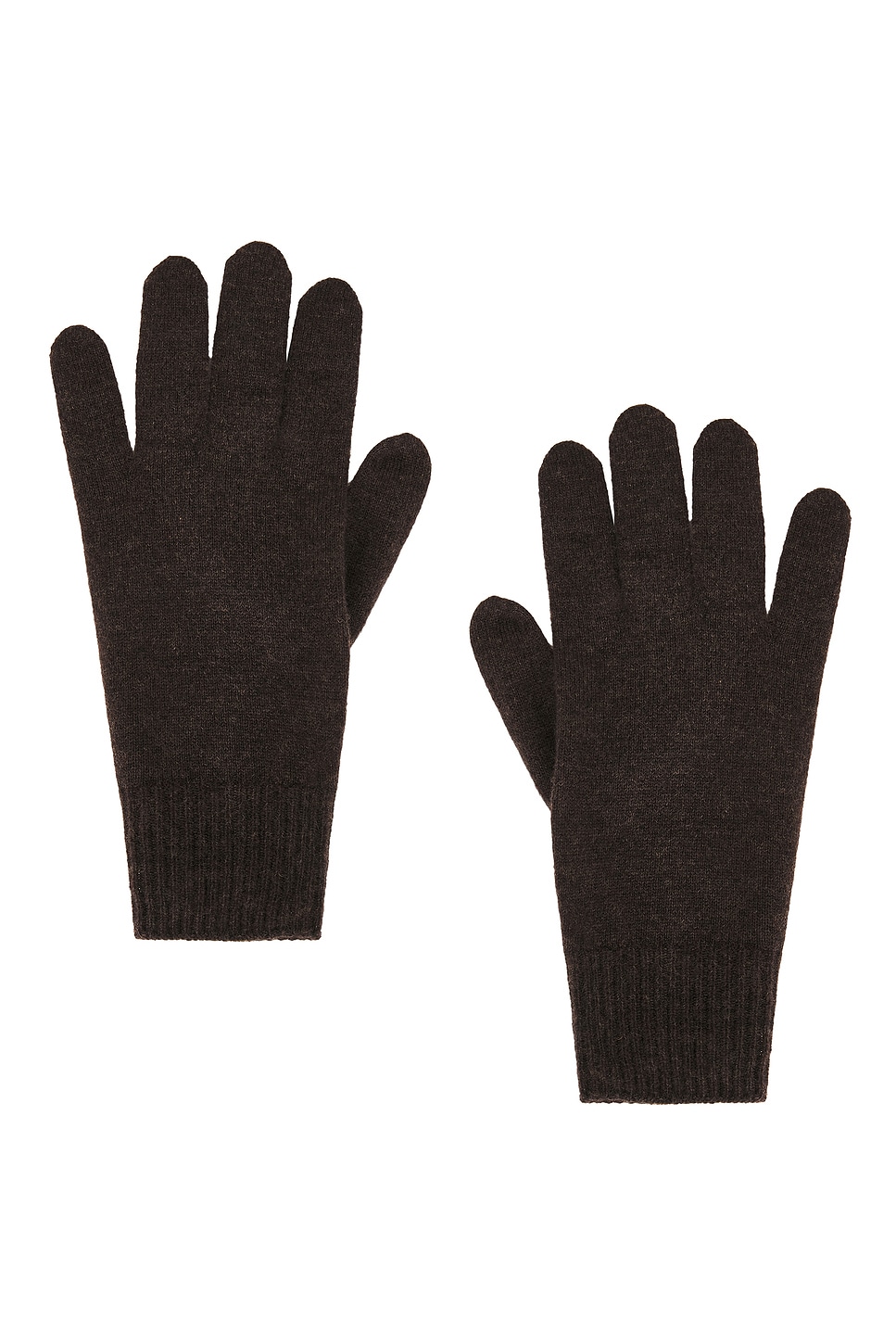 The Row Leomarie Gloves In Brown