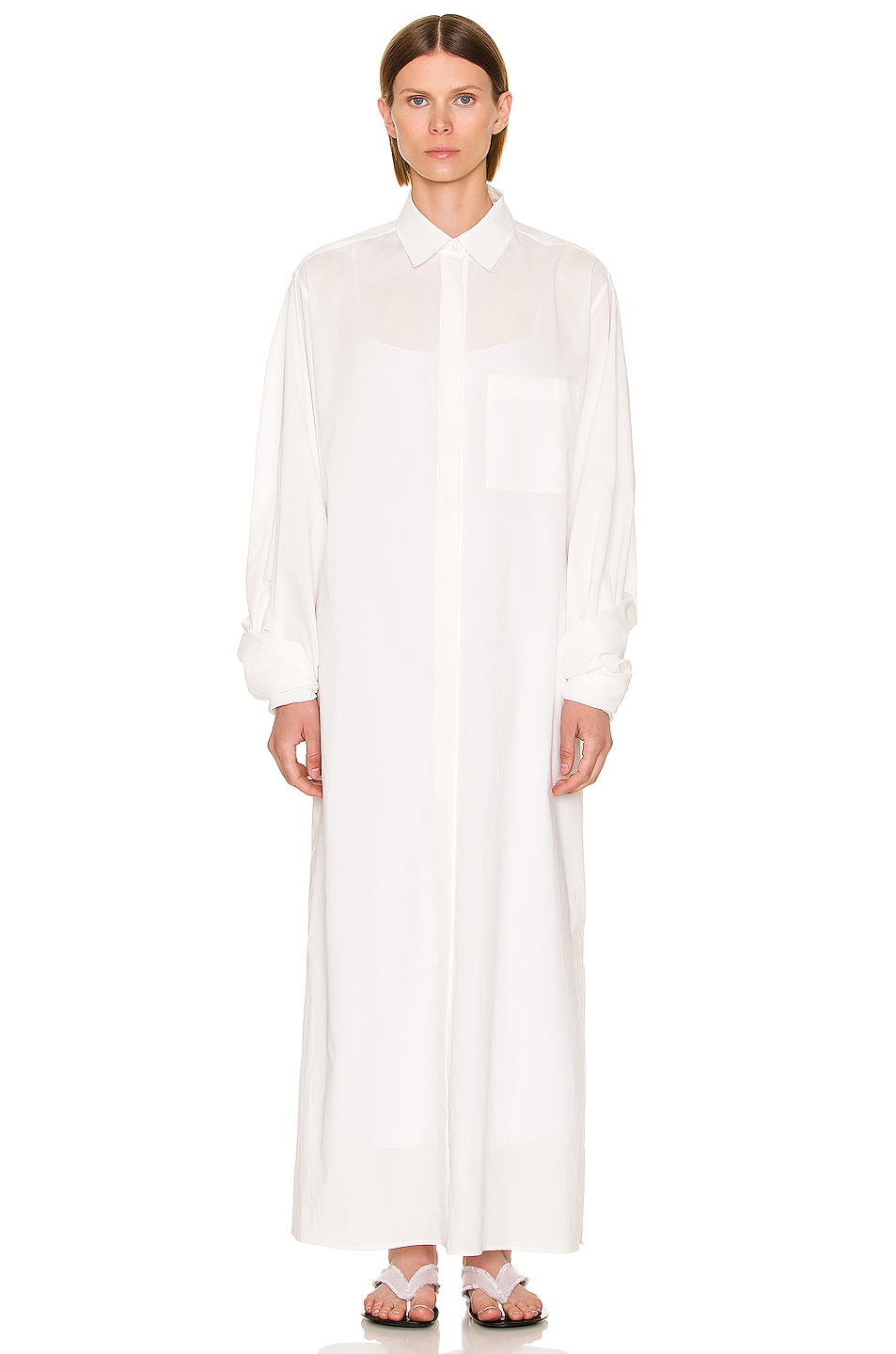 Image 1 of The Row Numita Dress in Ivory