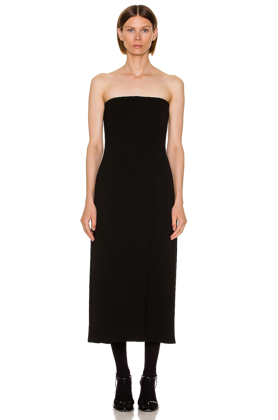 Image 1 of The Row Melonia Dress in Black