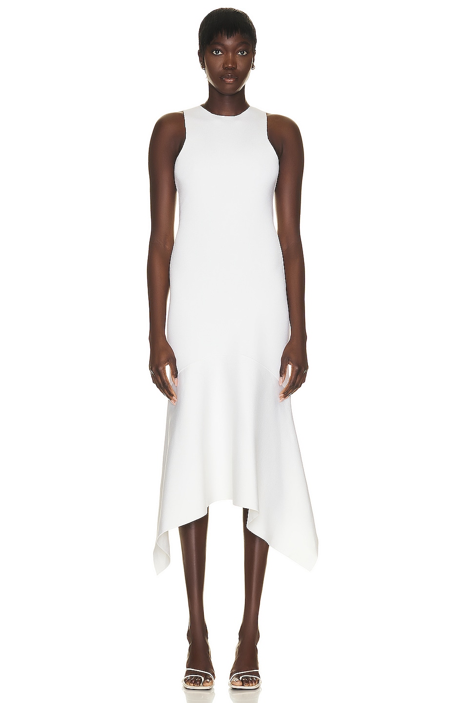 Image 1 of The Row Olinda Dress in Optic White