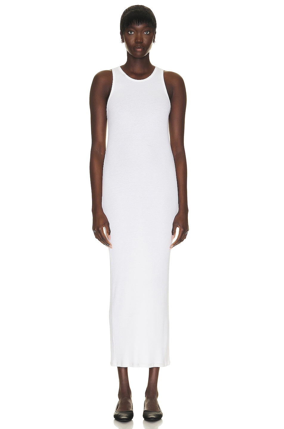 Image 1 of The Row Tikea Dress in Optic White