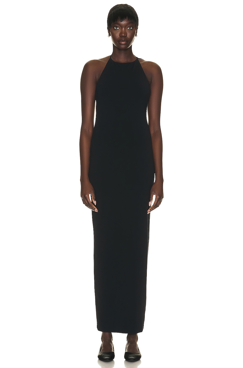 Image 1 of The Row Coralia Dress in Black