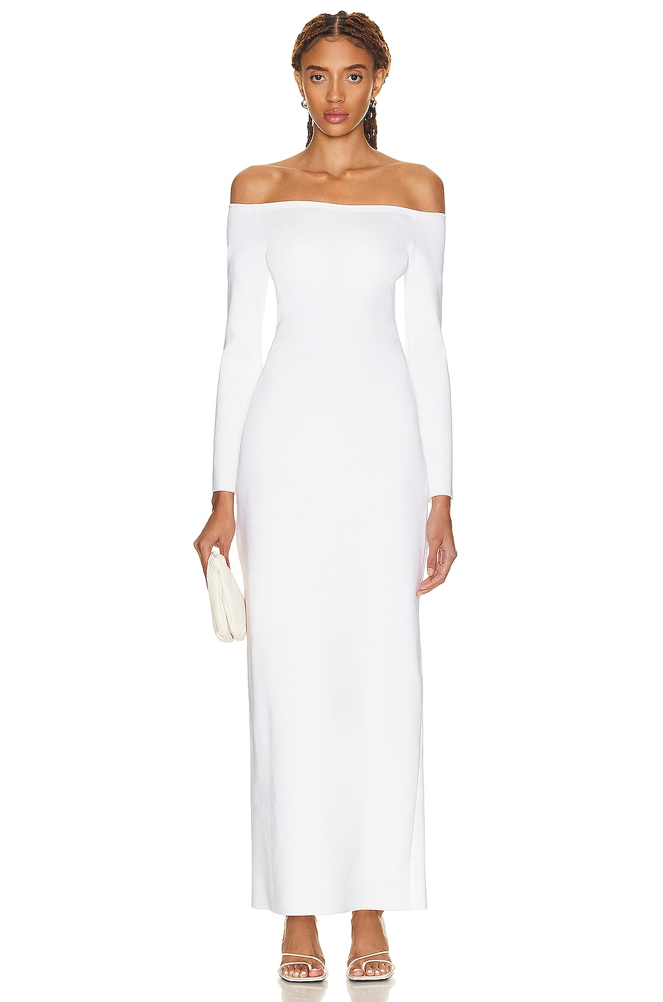 Image 1 of The Row Teresina Dress in Optic White