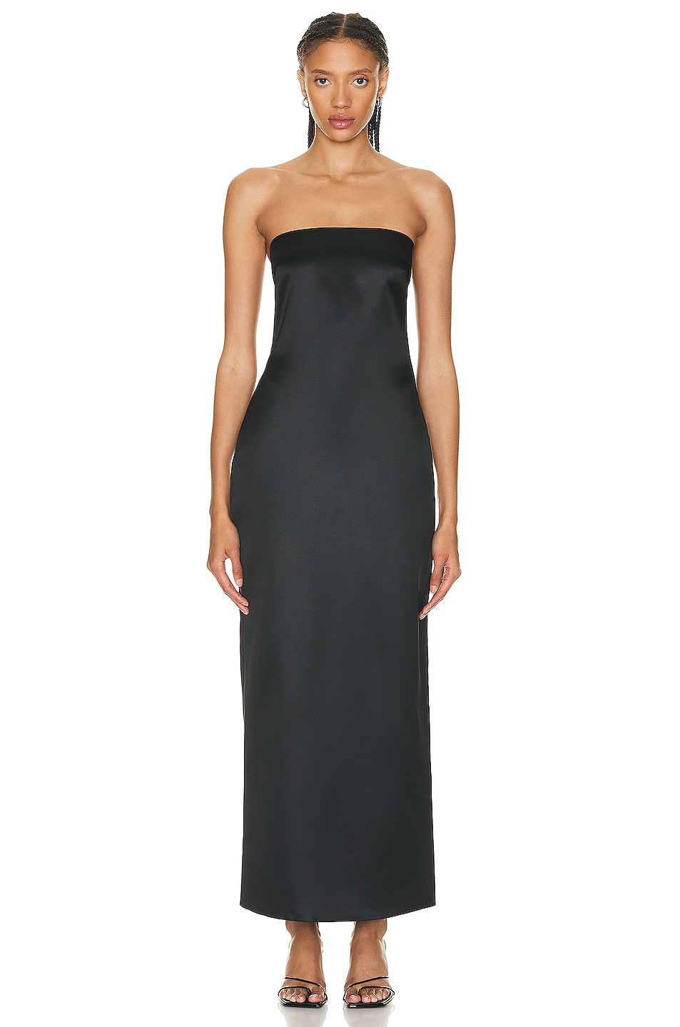 The Row Reeta Dress in Black | FWRD