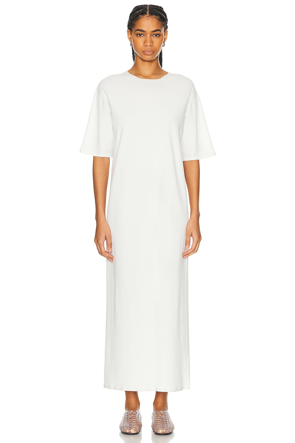 Image 1 of The Row Gitu Dress in White