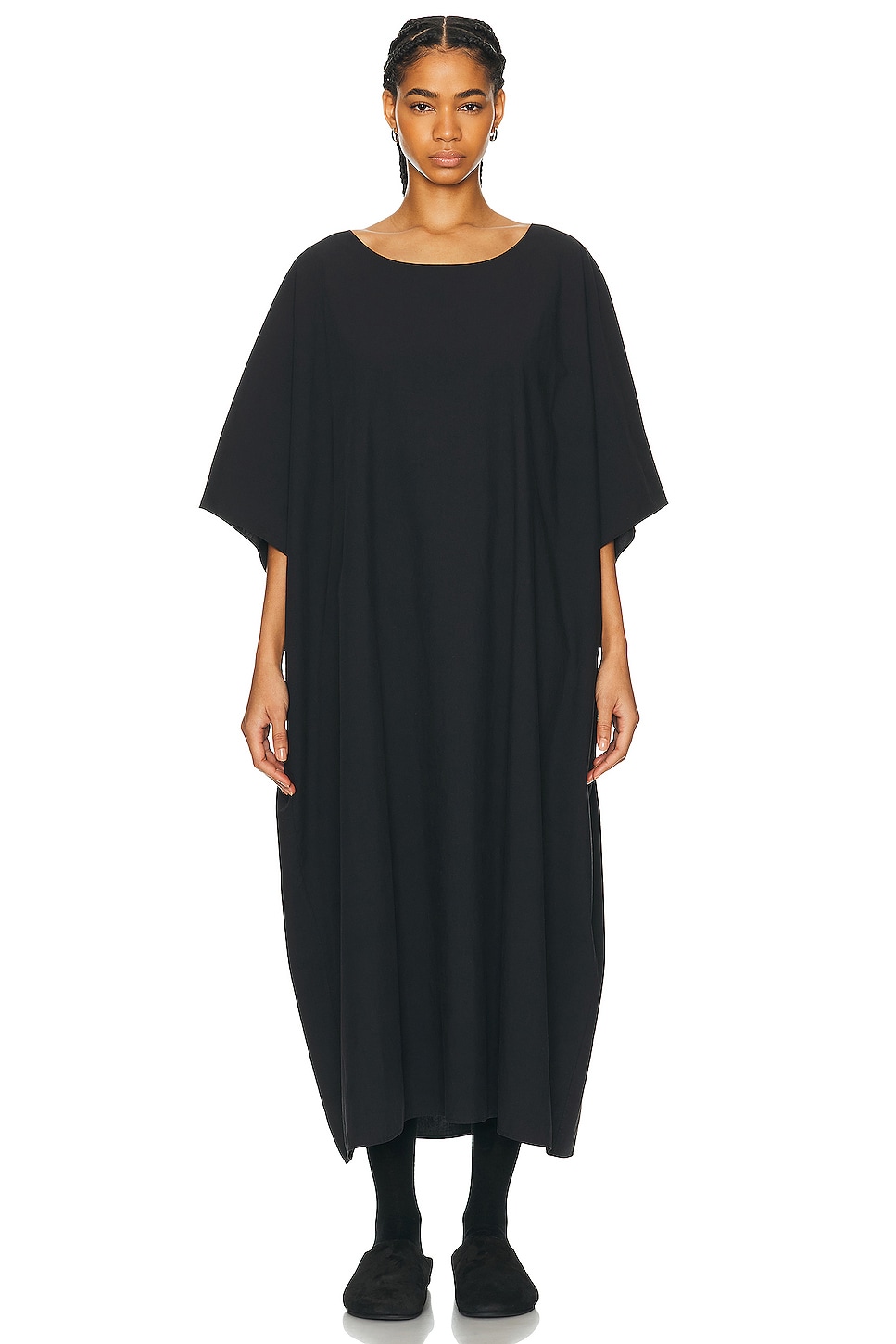 Image 1 of The Row Isora Dress in BLACK