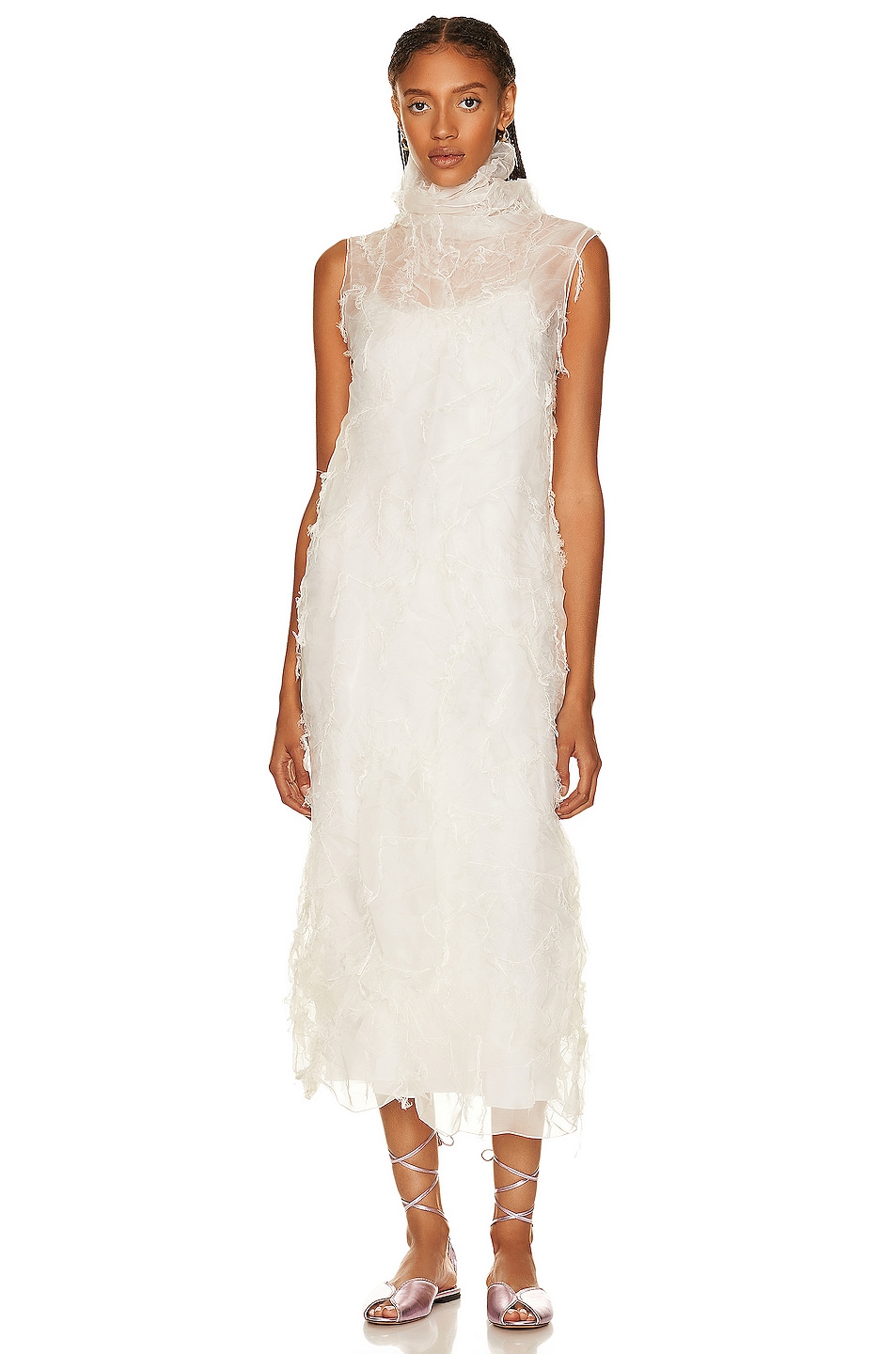 Image 1 of The Row Susannah Dress in Ivory