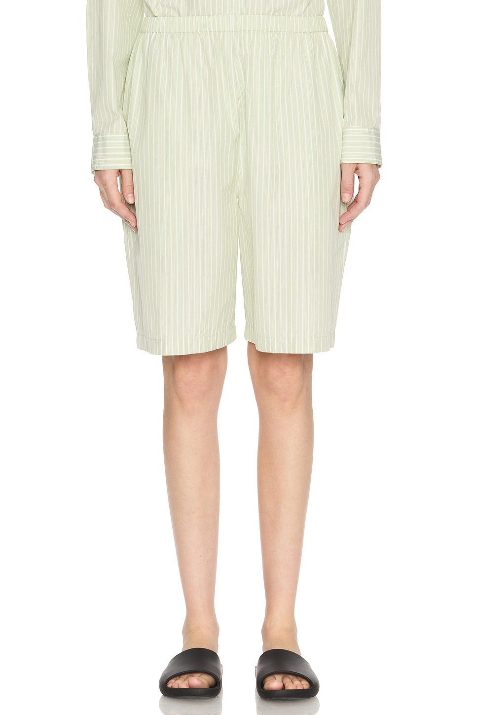 Image 1 of The Row Zinnia Short in Green