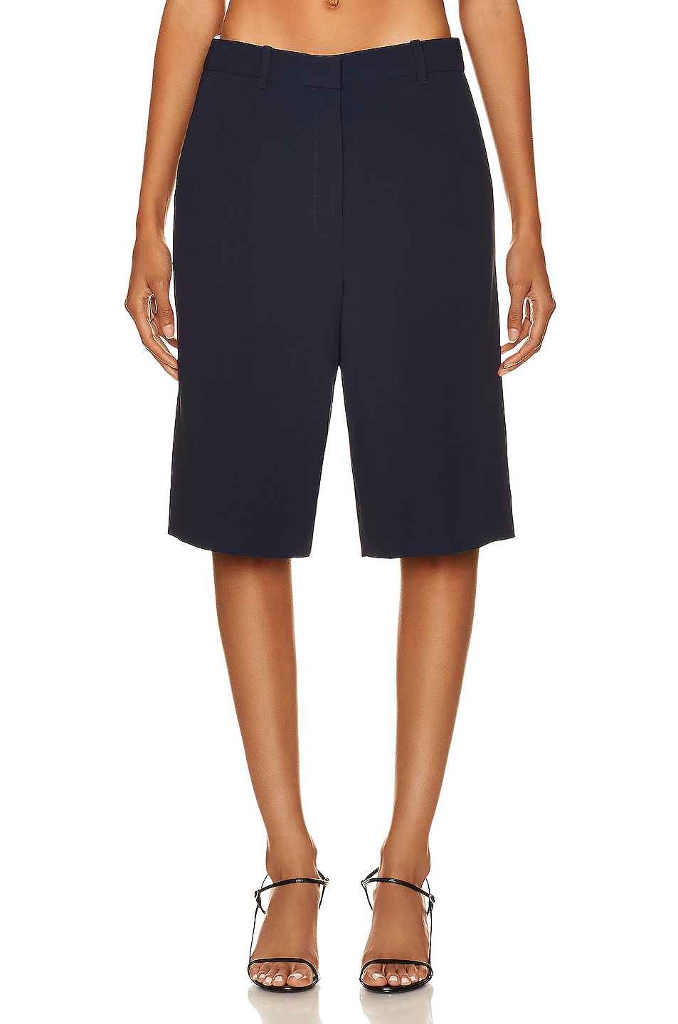 Image 1 of The Row Trin Short in Navy