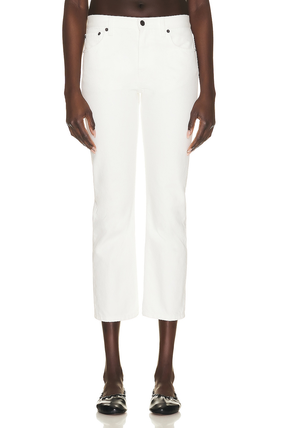 Image 1 of The Row Goldin Jean in White