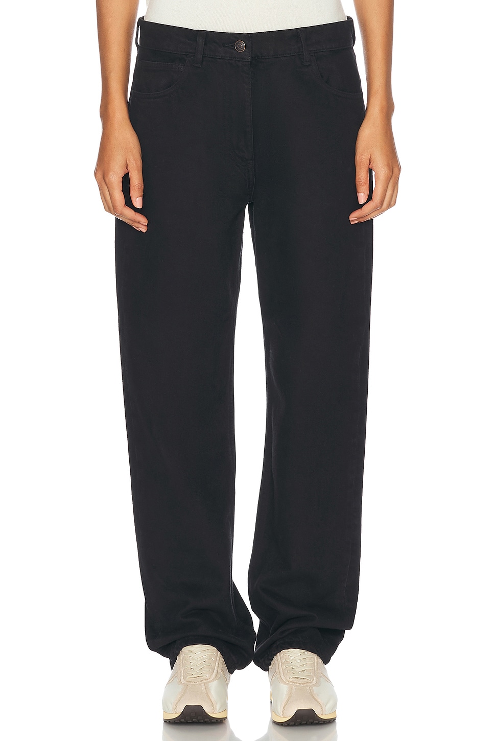 Image 1 of The Row Bercy Jean in Black