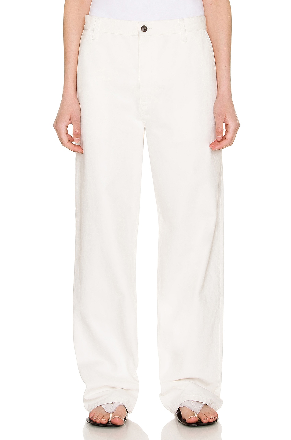 Image 1 of The Row Louie Jean in White