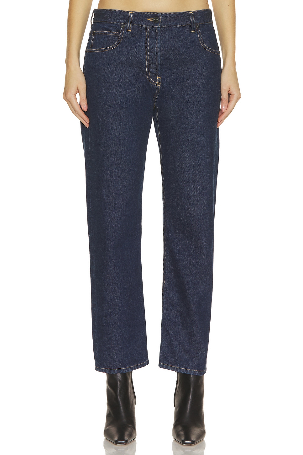 Image 1 of The Row Riaco Straight Leg in Indigo