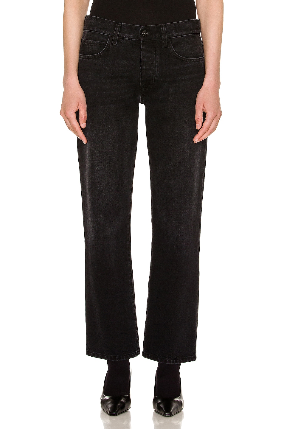 Image 1 of The Row Goldin Jean in Black