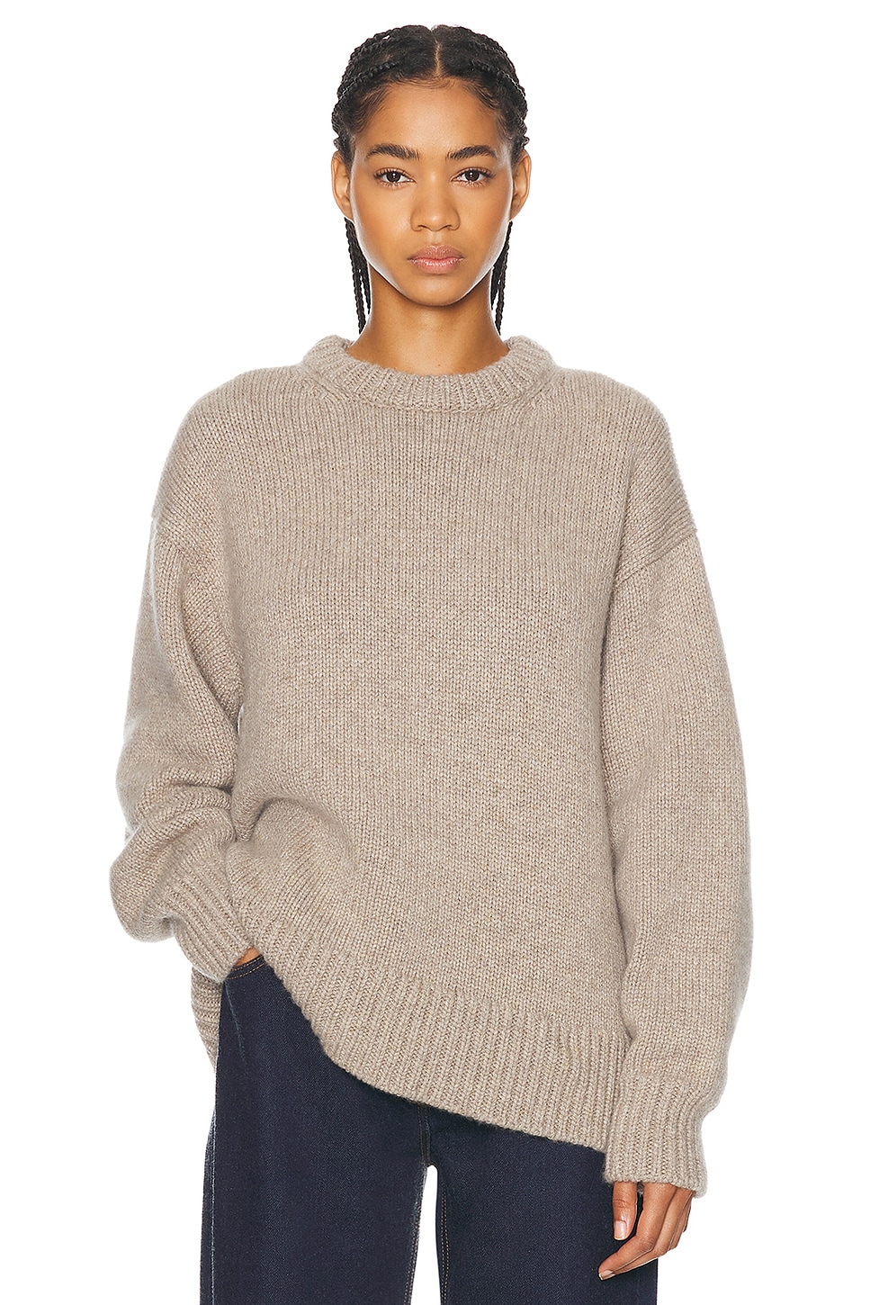 Shop The Row Himus Sweater In Taupe