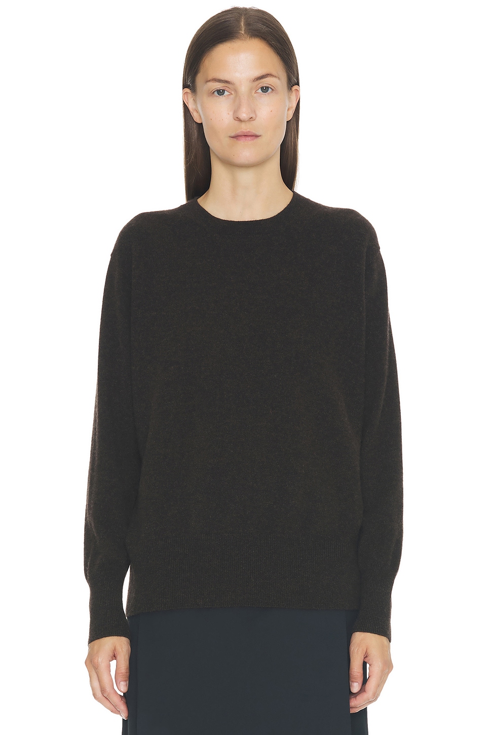 Image 1 of The Row Leilani Sweater in Brown Melange