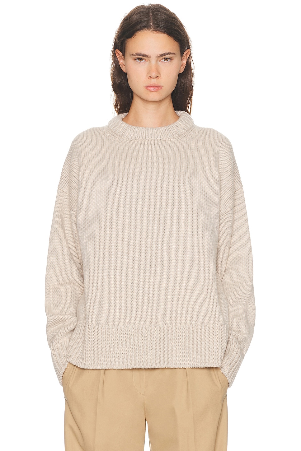 Image 1 of The Row Ophelia Top in Sand