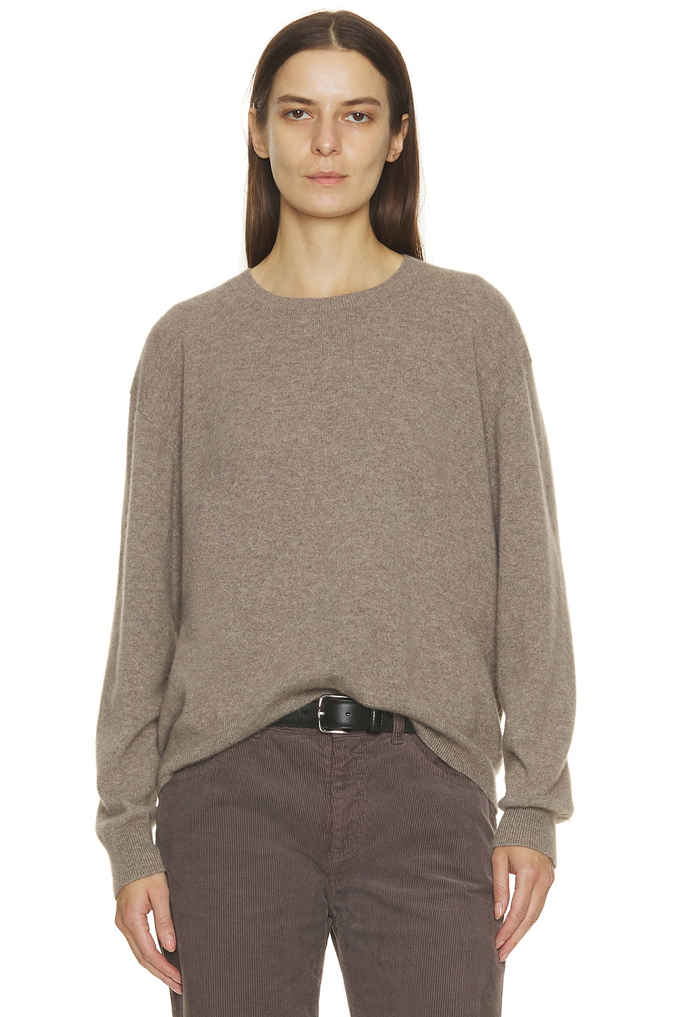 Image 1 of The Row Misael Sweater in Light Pebble