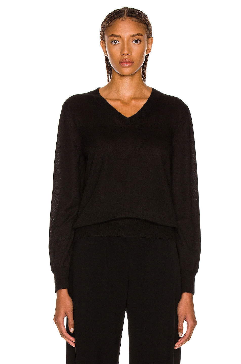 Image 1 of The Row Stockwell Sweater in Black