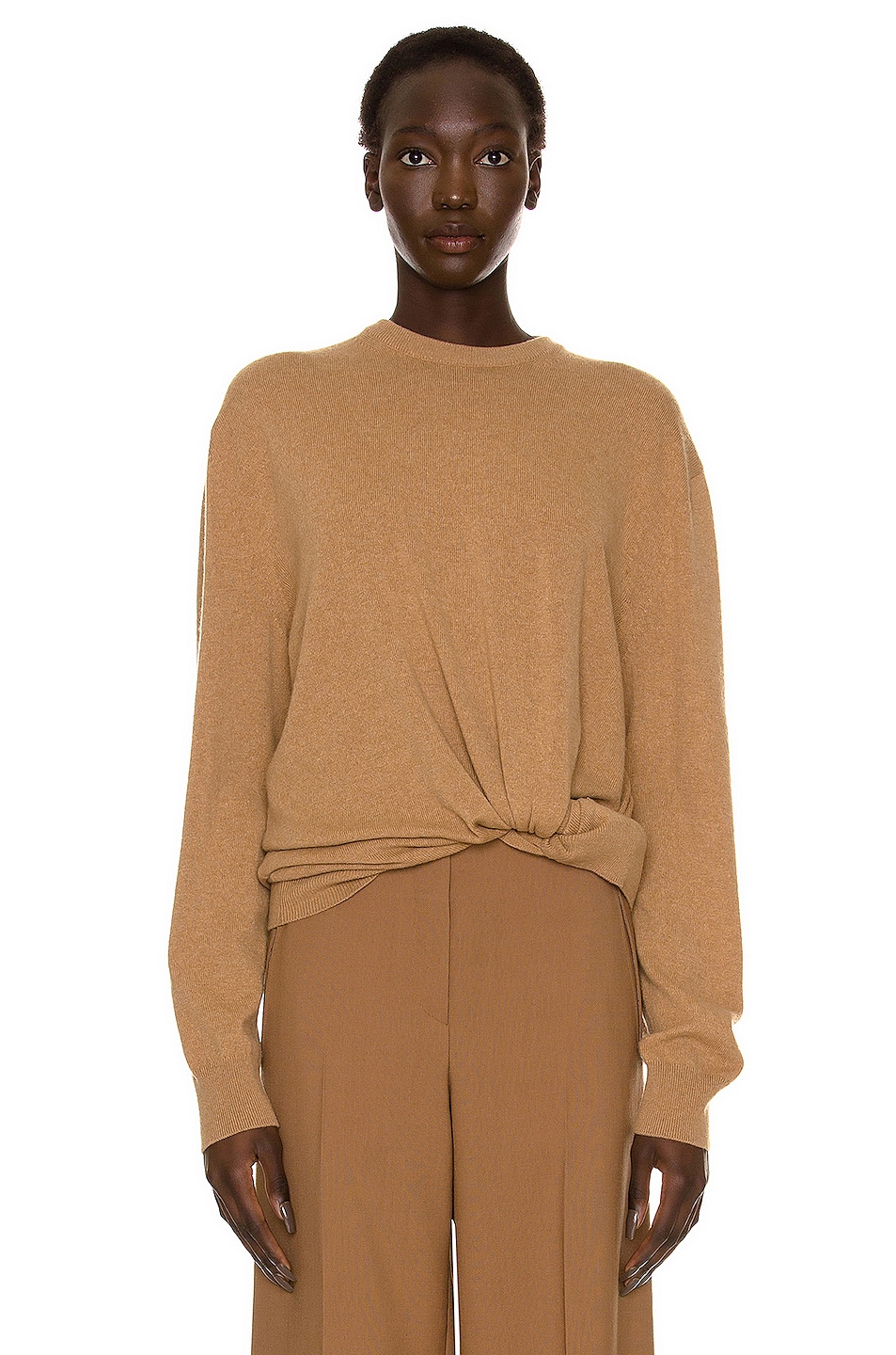 Image 1 of The Row Melino Sweater in Camel