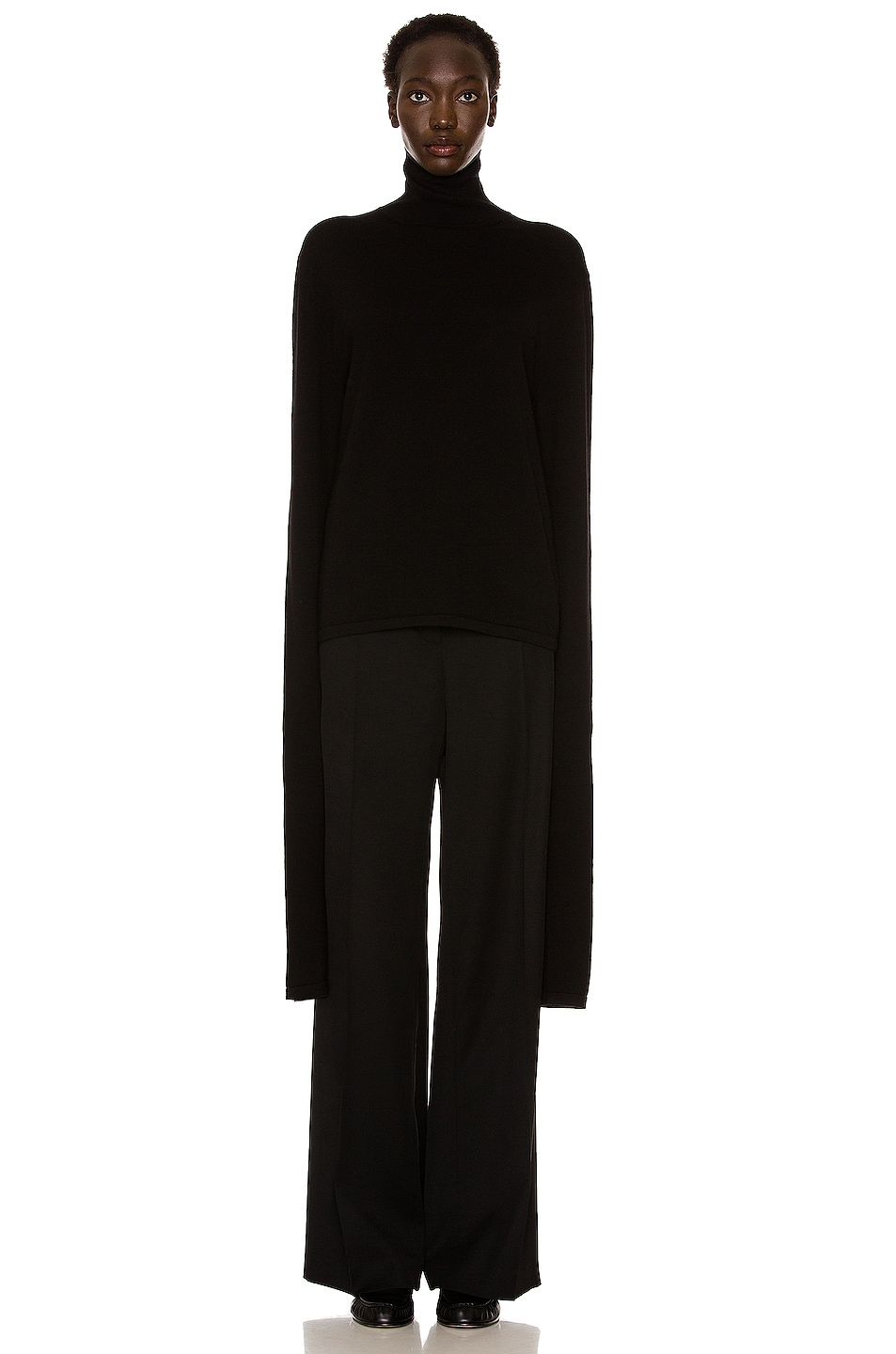 Image 1 of The Row Carlus Top in Black