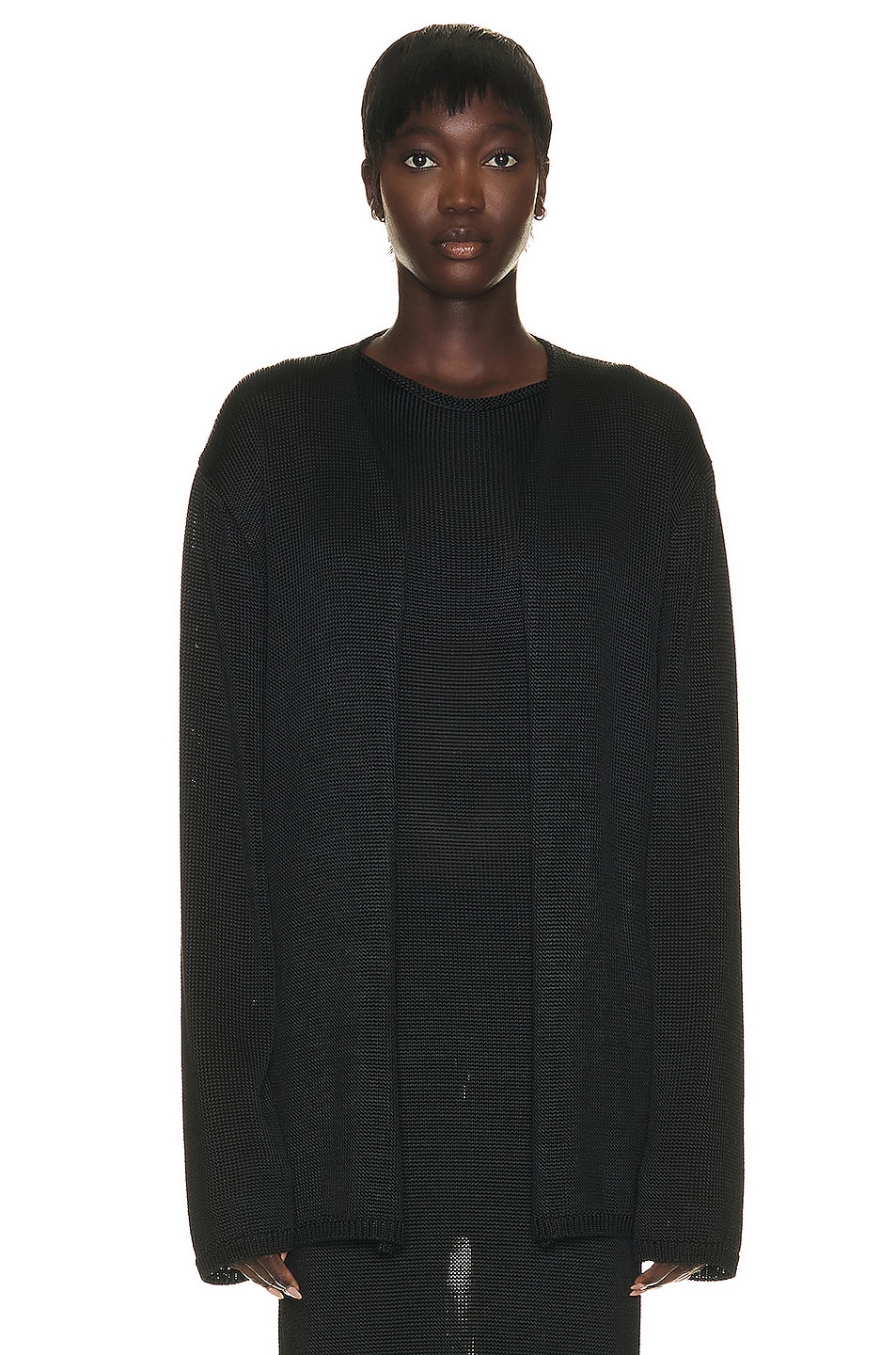 Image 1 of The Row Cangas Cardigan in Black