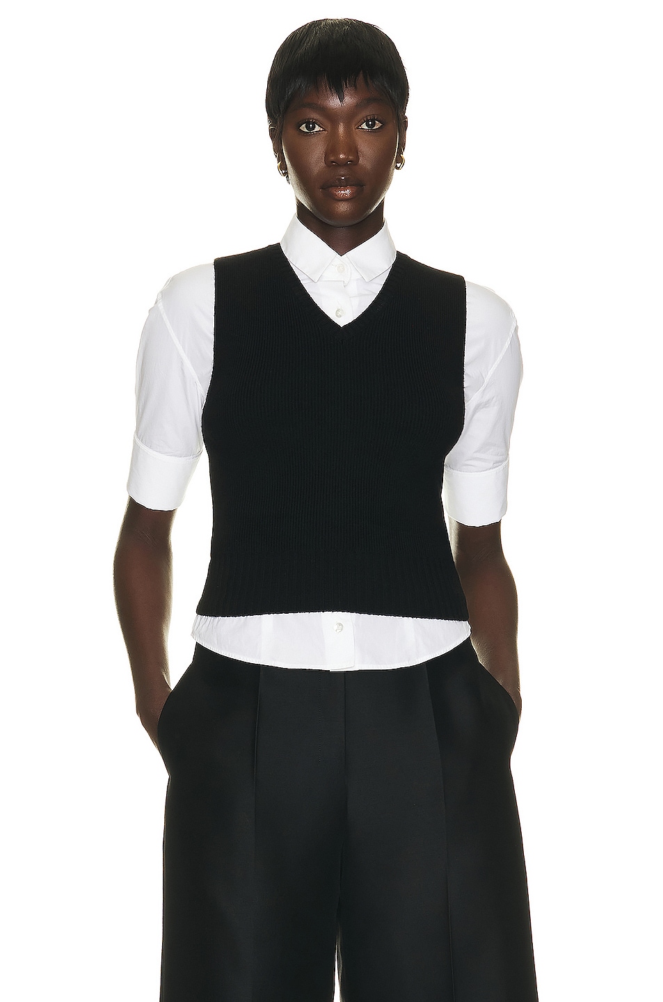Image 1 of The Row Comi Top in Black