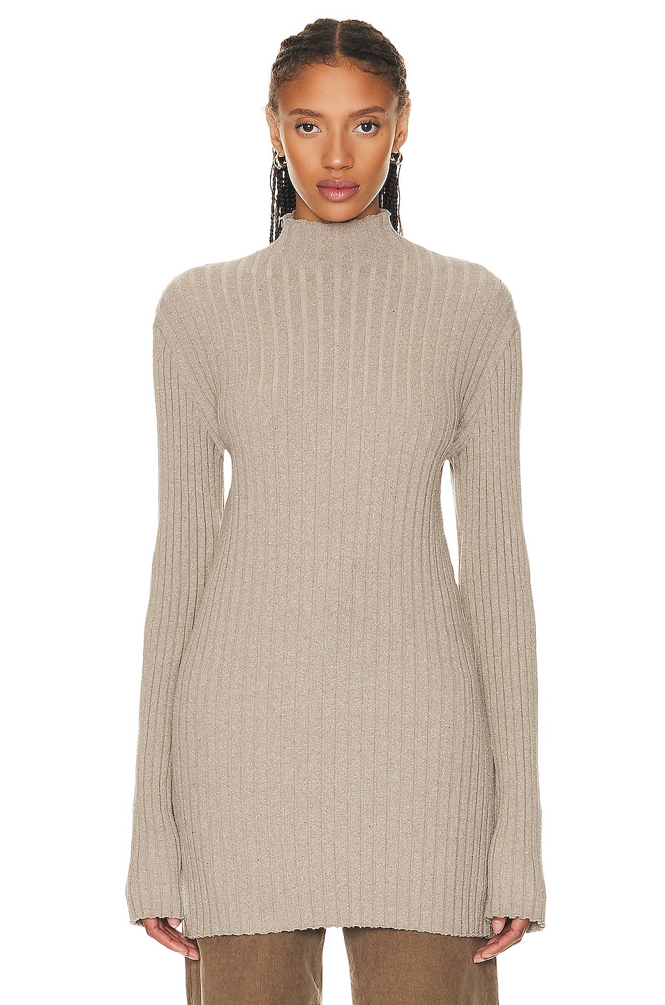 Image 1 of The Row Deidree Sweater in Taupe