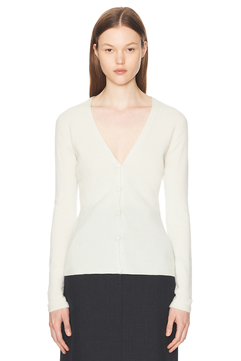 Image 1 of The Row Imperia Cardigan in Pale Green