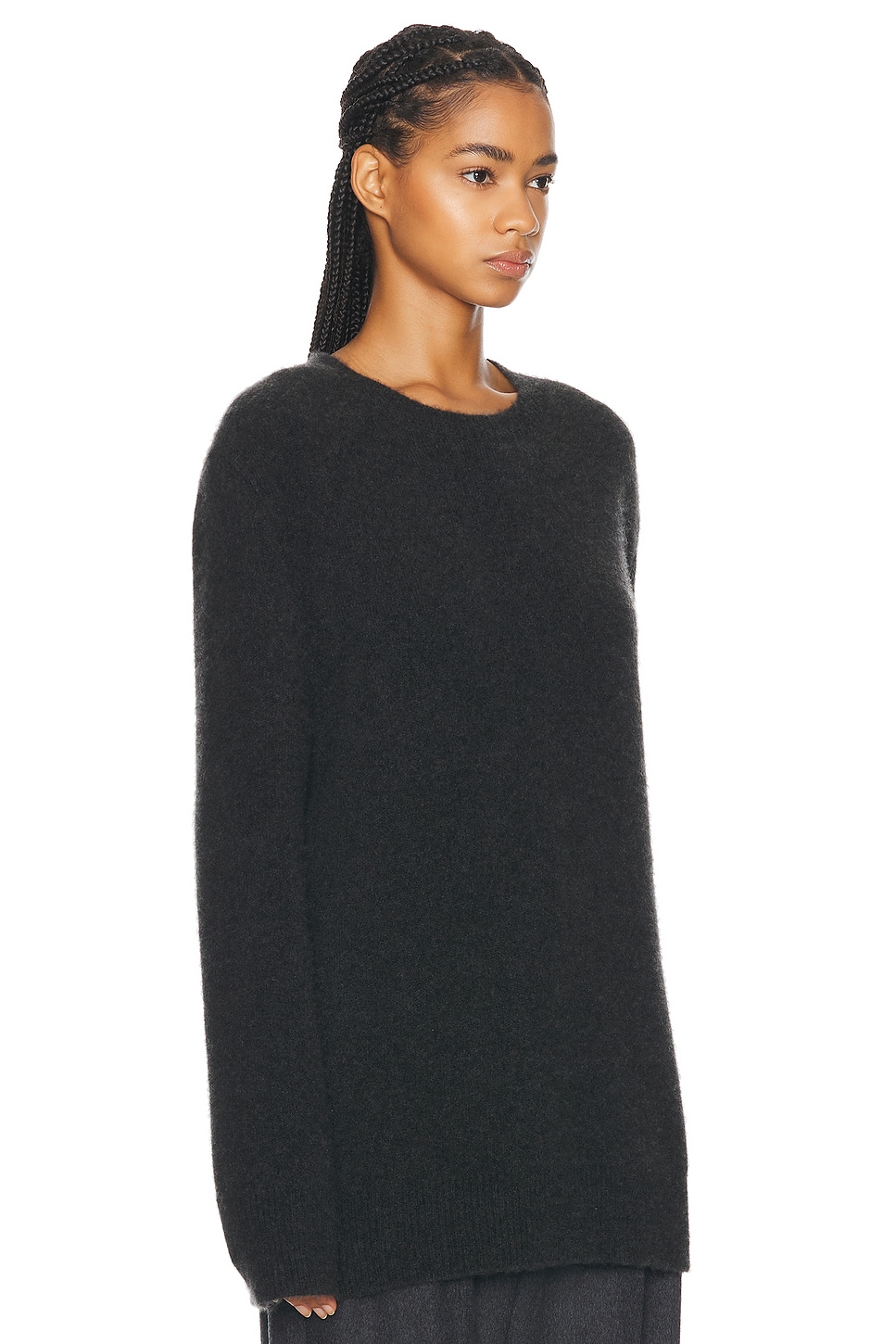 The Row Idea Top In Charcoal