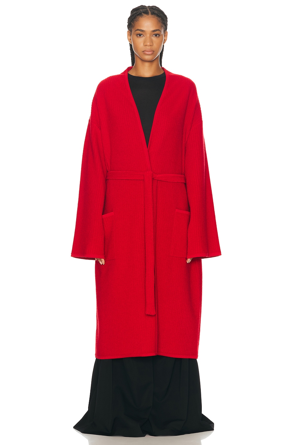 Shop The Row Ghali Robe In Lipstick