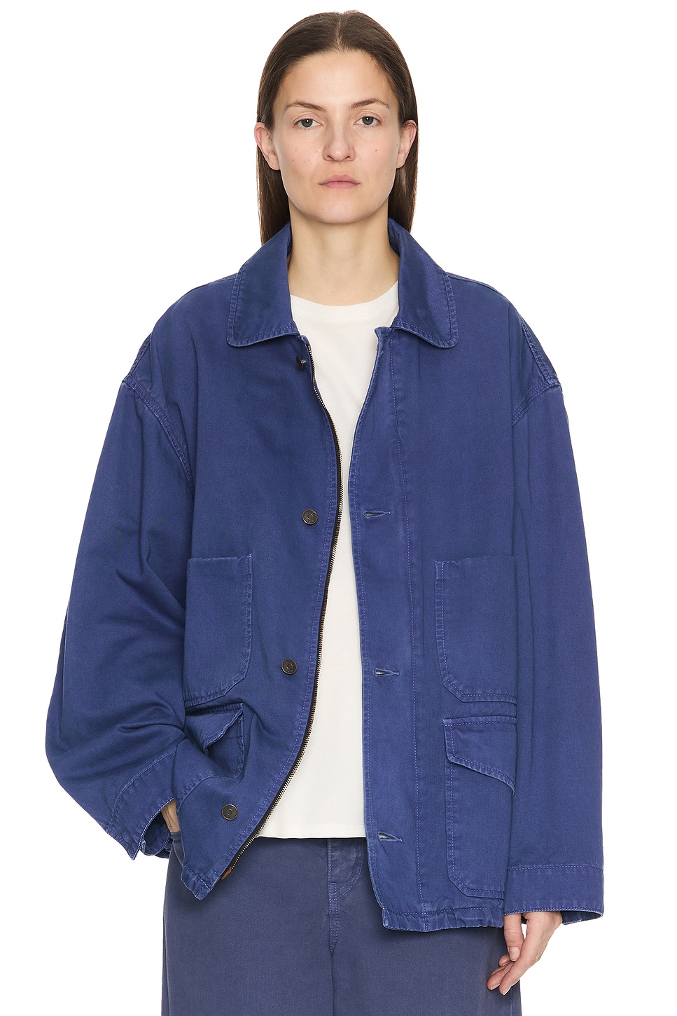 Image 1 of The Row Jolene Jacket in Celtic Blue