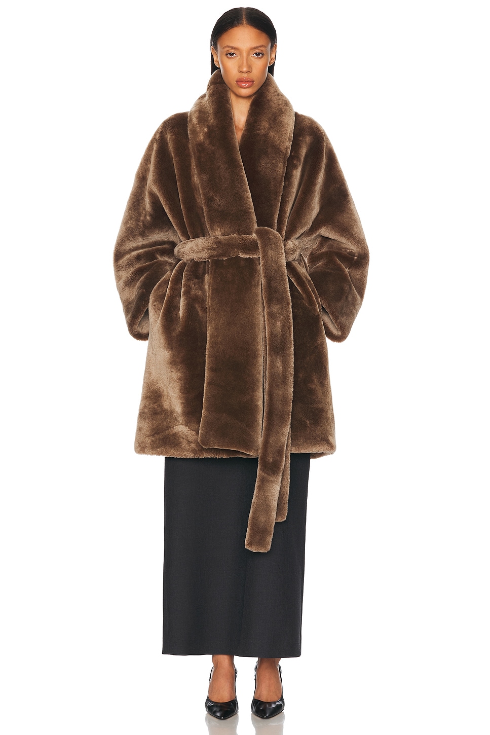 Lucja Coat in Brown