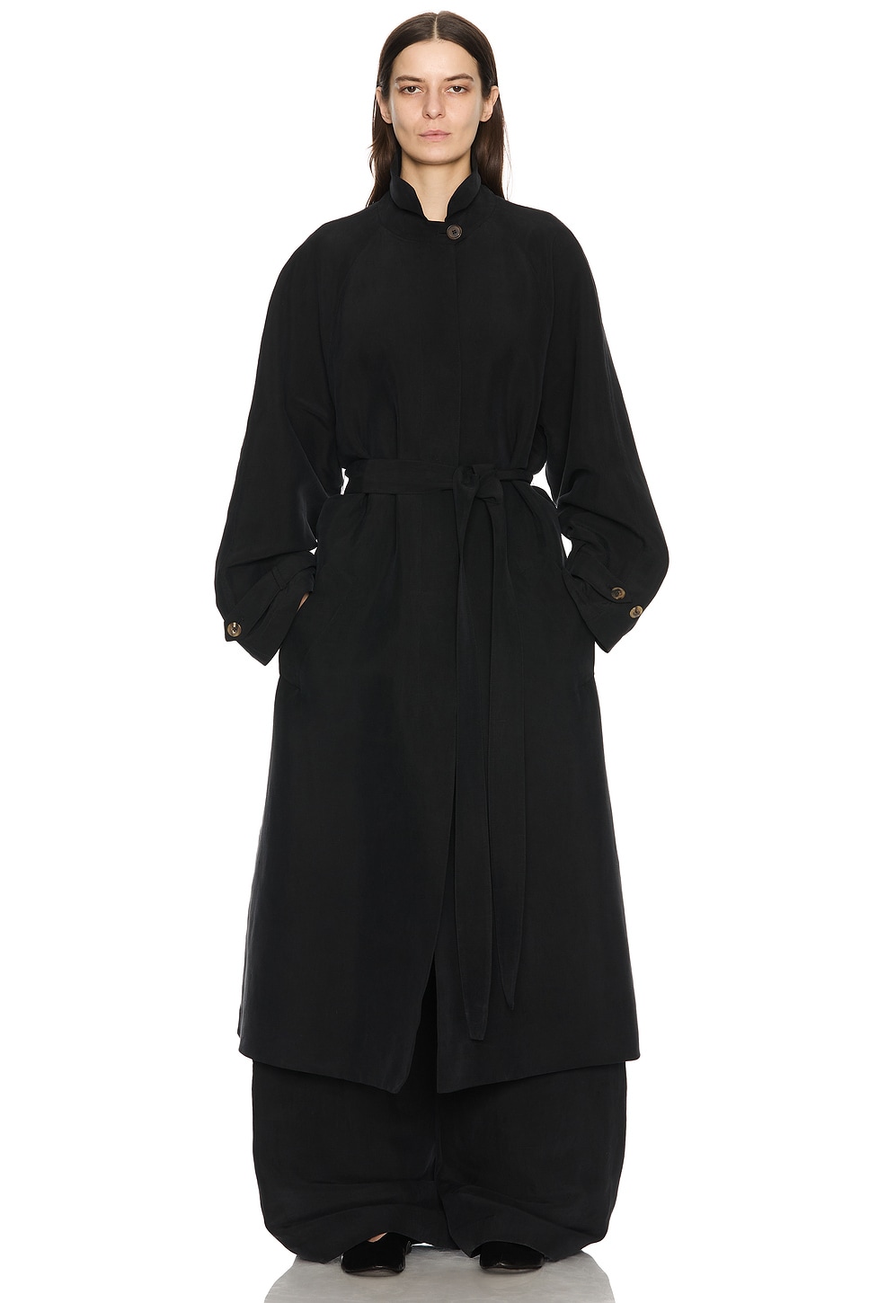 Image 1 of The Row Ryo Coat in Black