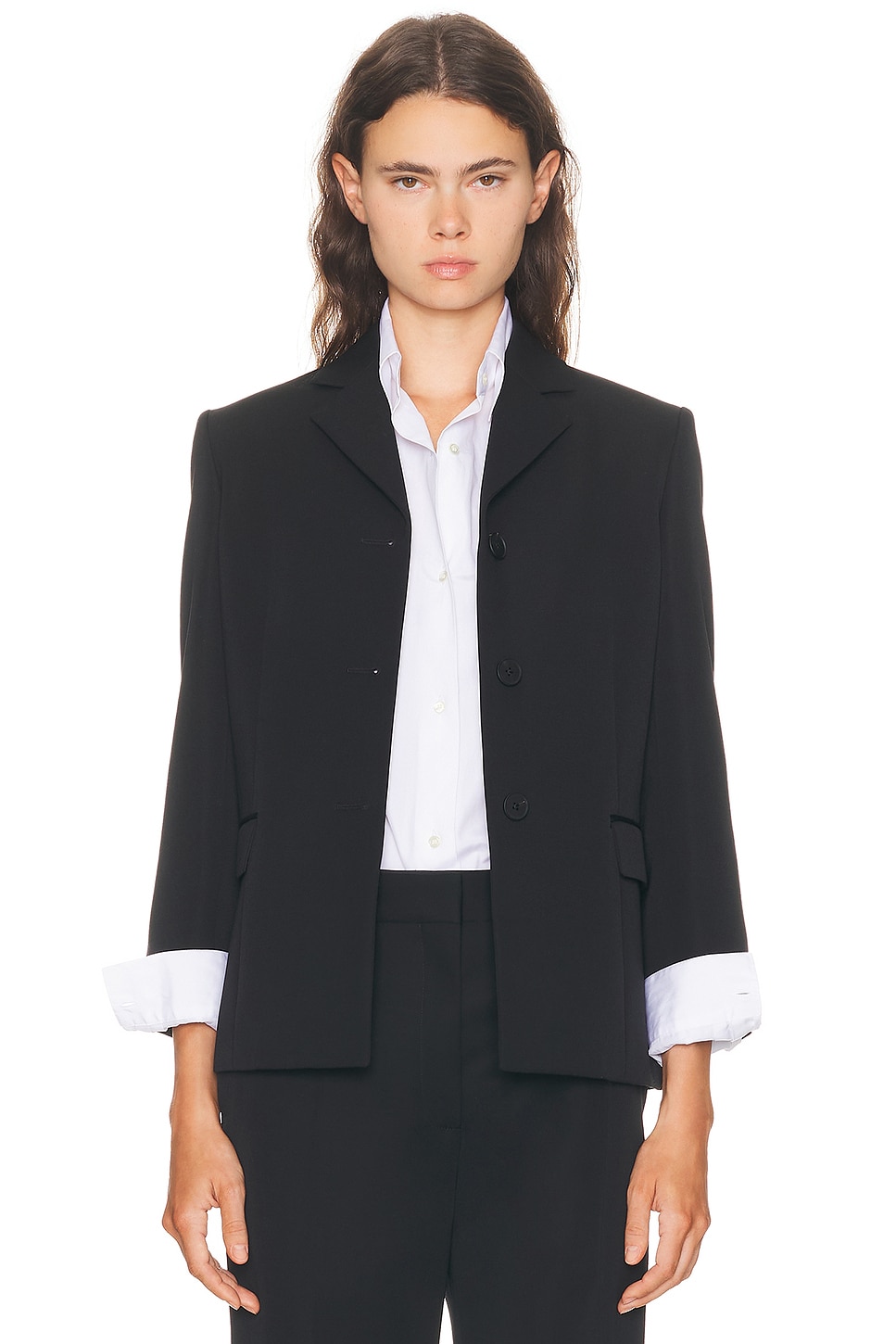 Image 1 of The Row Eudora Jacket in Black