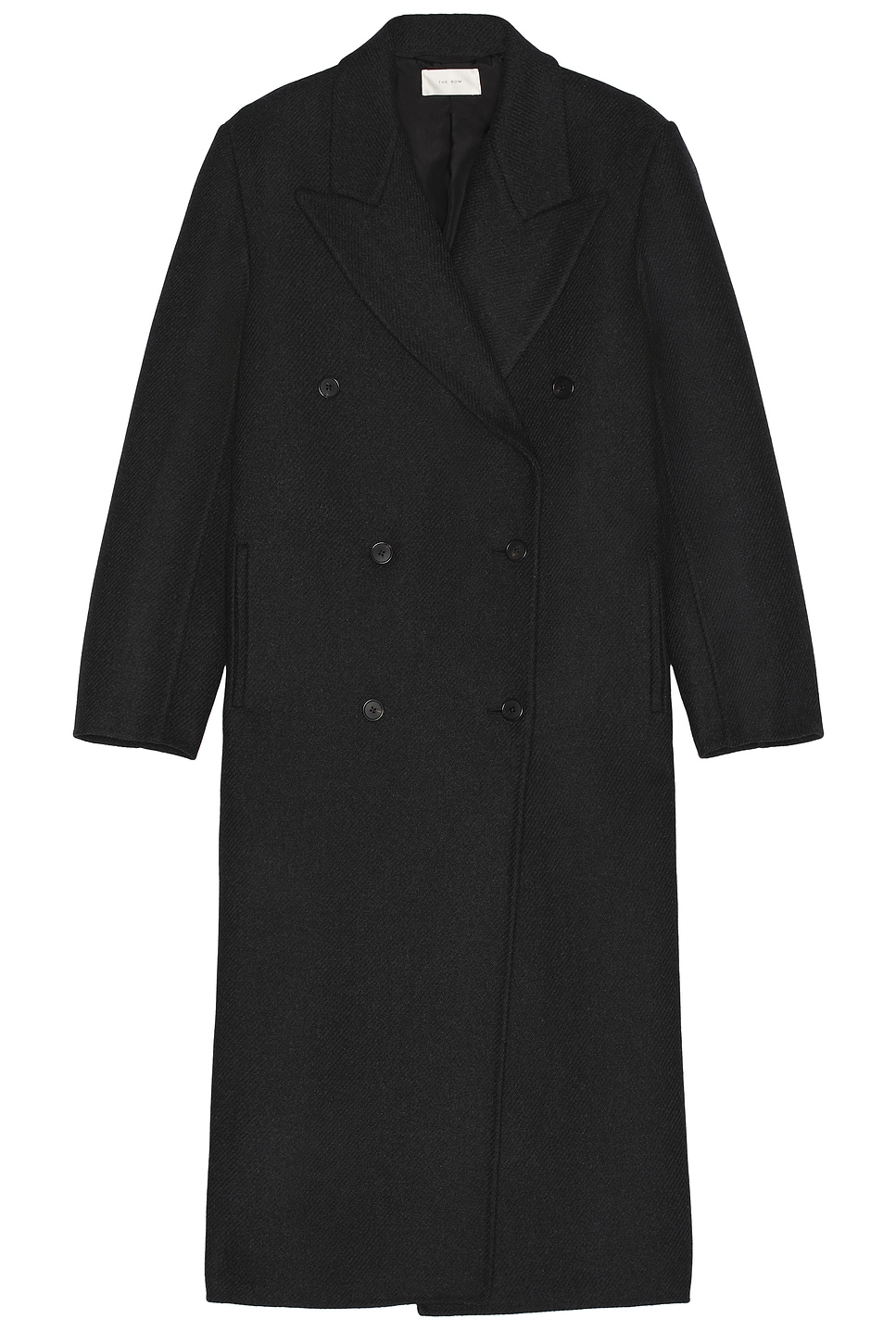 Image 1 of The Row Hariet Coat in Dark Charcoal