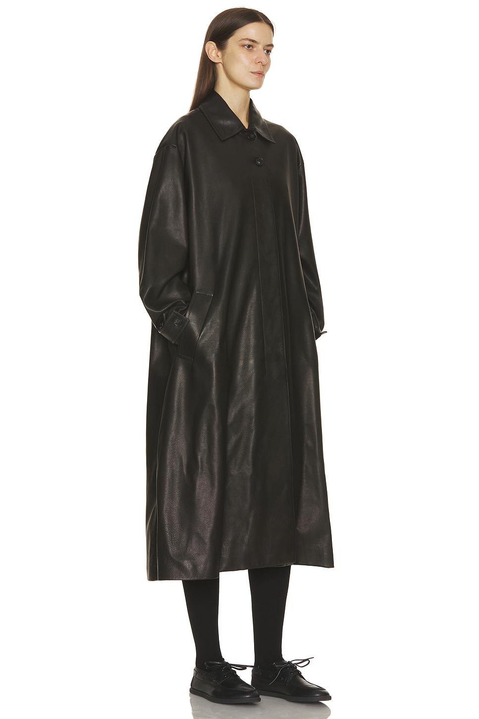 The Row Lolana Coat In Black