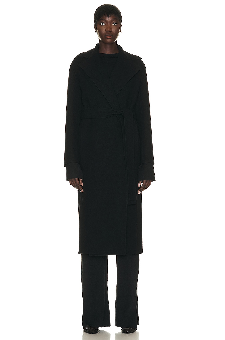 Image 1 of The Row Malika Coat in Black