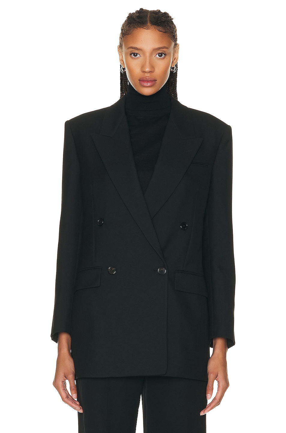 Image 1 of The Row Myriam Jacket in Black