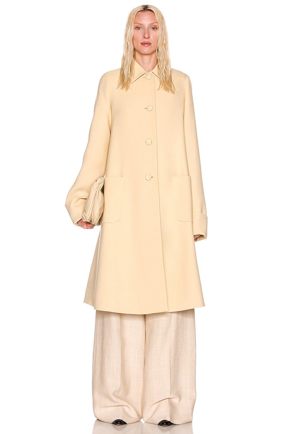 Image 1 of The Row Kali Coat in Wheat