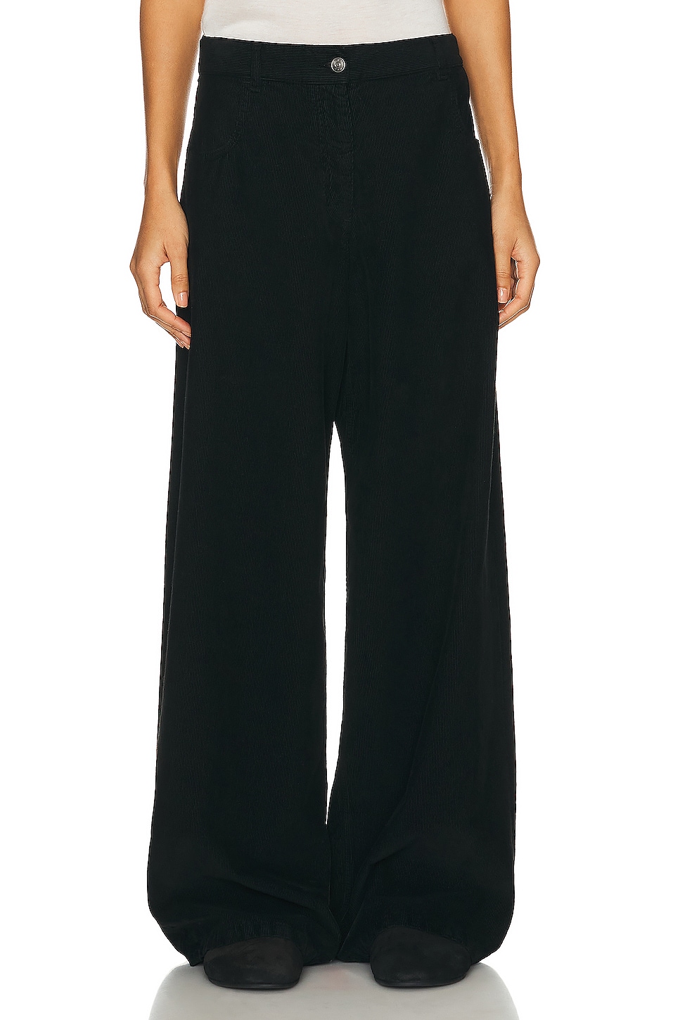 Image 1 of The Row Chan Pant in BLACK