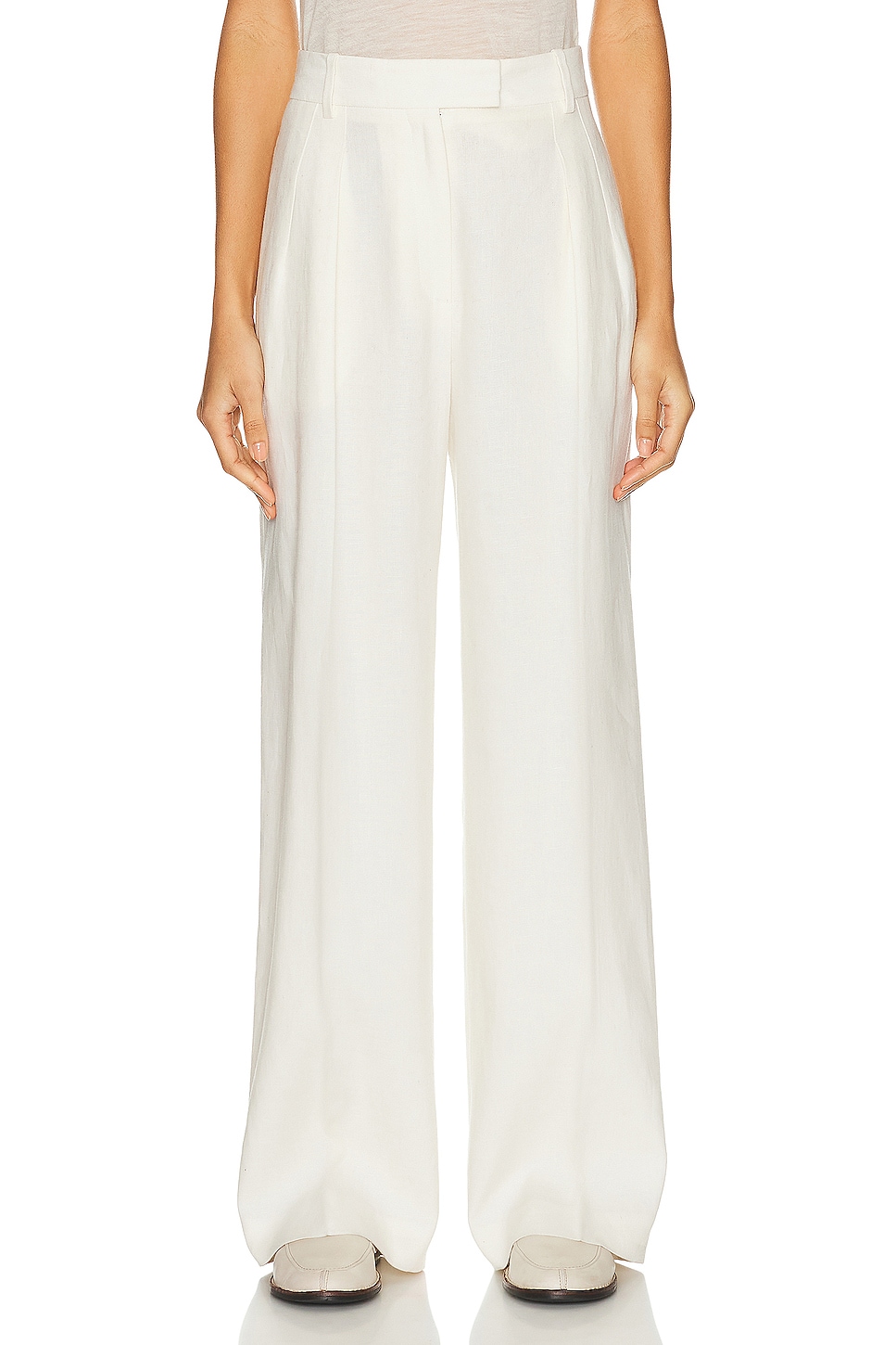 Image 1 of The Row Antone Pant in OFF WHITE