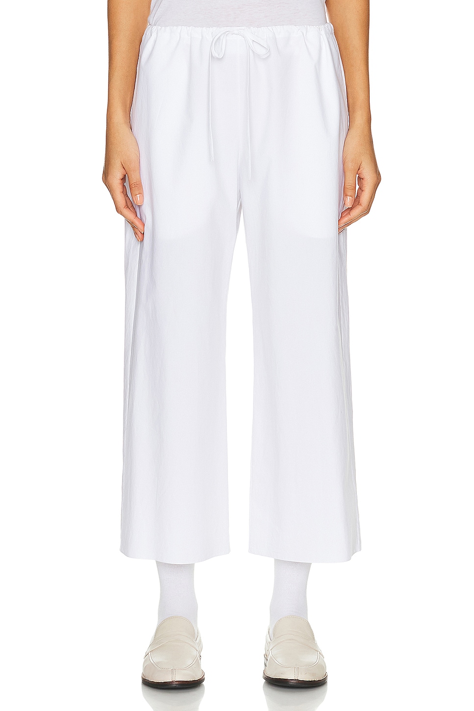Image 1 of The Row Jubin Pant in OFF WHITE