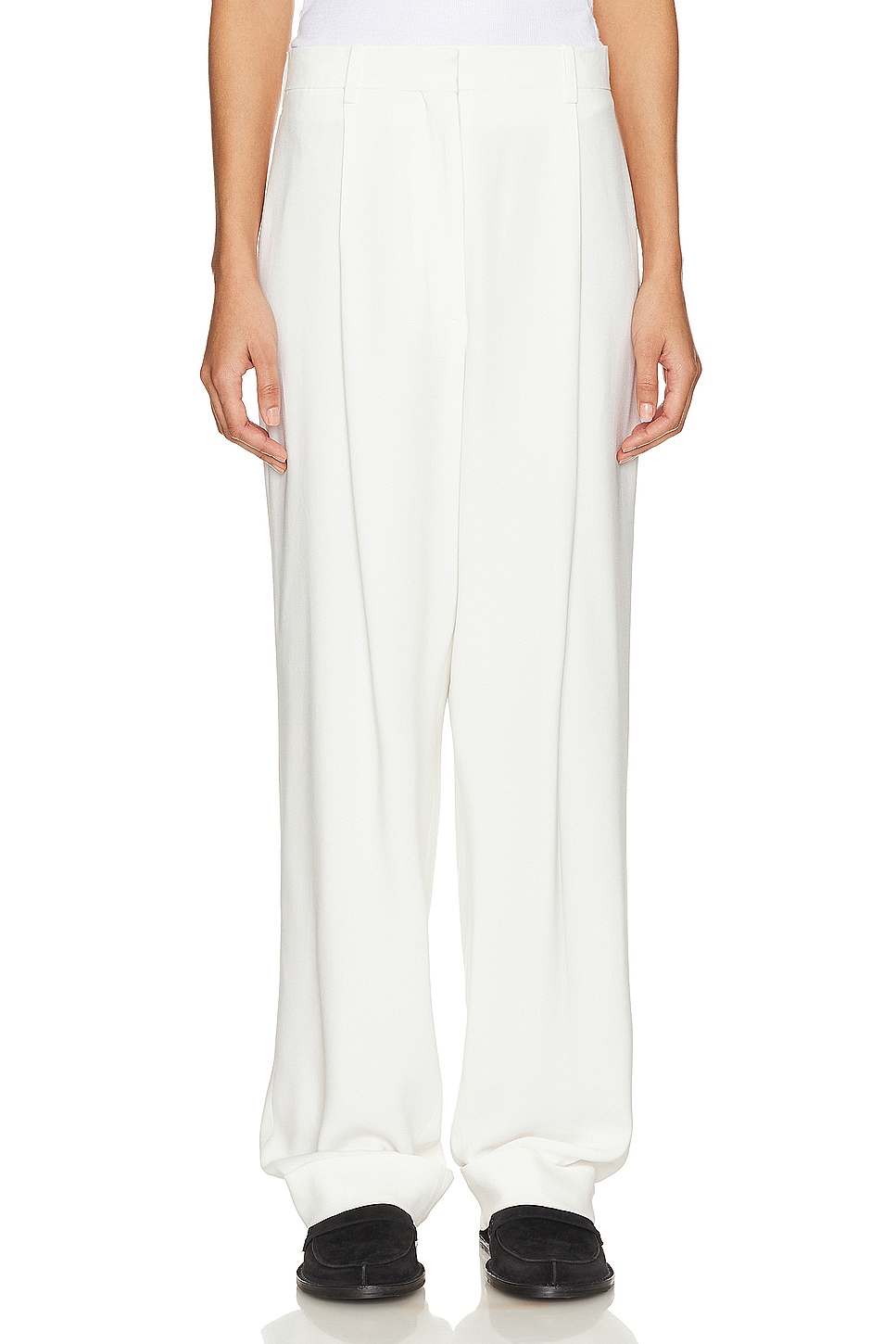 Image 1 of The Row Tor Pant in White