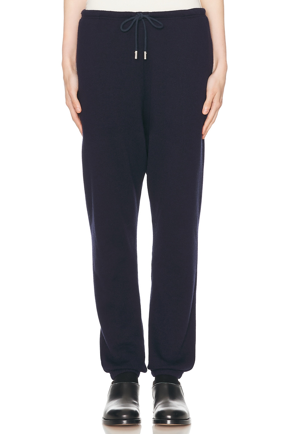 Image 1 of The Row Teo Pant in Navy