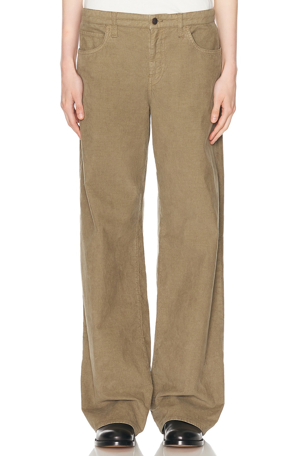 Image 1 of The Row Eglitta Pant in Khaki