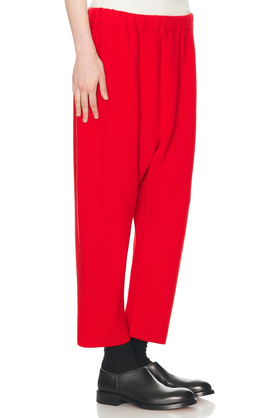 The Row Herea Cashmere Sweatpants In Firetruck